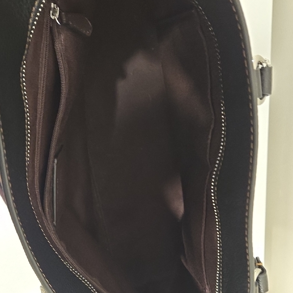 Coach Black Leather Handbag - Picture 11 of 13